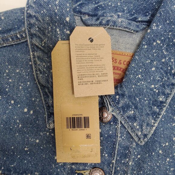 Levi's Premium Original Trucker Jacket Galactic Wash Women's Size Large NWT - Picture 4 of 15